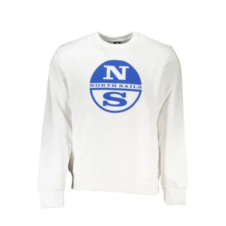 SWEAT-SHIRT SANS FERMETURE ÉCLAIR BLANC NORTH SAILS POUR HOMMES - NORTH SAILS