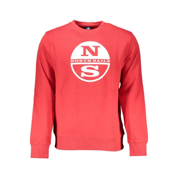 SWEAT-SHIRT ZIPPÉ ROUGE POUR HOMMES NORTH SAILS - NORTH SAILS