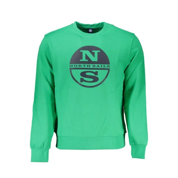 SWEAT-SHIRT SANS FERMETURE ÉCLAIR POUR HOMME VERT NORTH SAILS - NORTH SAILS