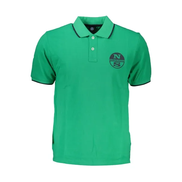 POLO MANCHES COURTES HOMME NORTH SAILS VERT - NORTH SAILS