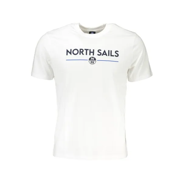 NORTH SAILS T-SHIRT MANCHES COURTES HOMME BLANC - NORTH SAILS