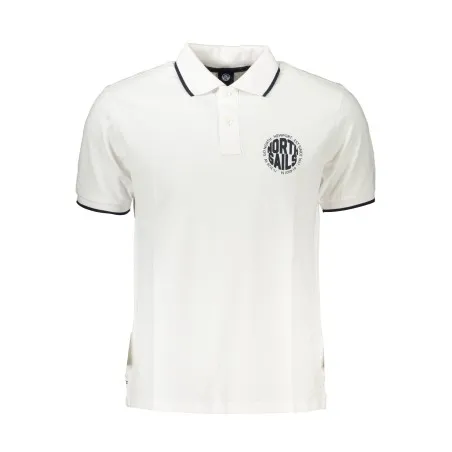 NORTH SAILS POLO BLANC MANCHES COURTES HOMME - NORTH SAILS