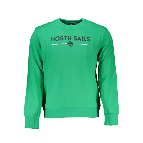SWEAT-SHIRT SANS FERMETURE ÉCLAIR POUR HOMME VERT NORTH SAILS - NORTH SAILS