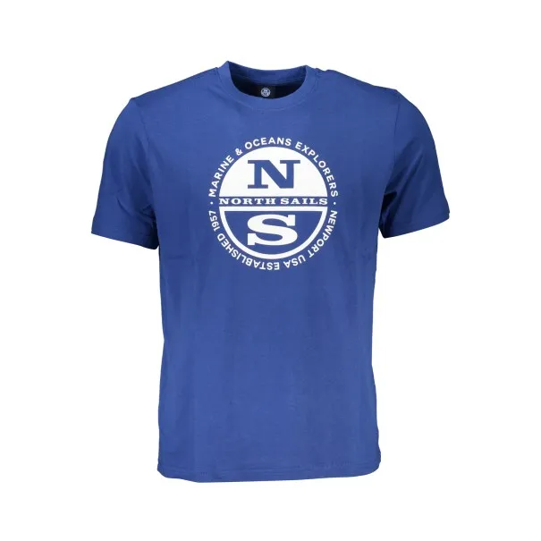 NORTH SAILS T-SHIRT MANCHES COURTES HOMME BLEU - NORTH SAILS