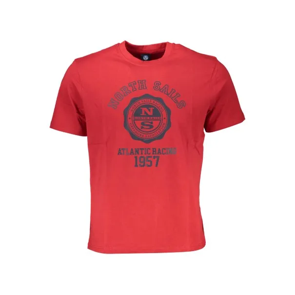 NORTH SAILS T-SHIRT MANCHES COURTES HOMME ROUGE - NORTH SAILS