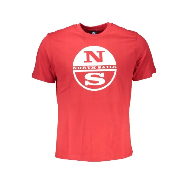 NORTH SAILS T-SHIRT MANCHES COURTES HOMME ROUGE - NORTH SAILS