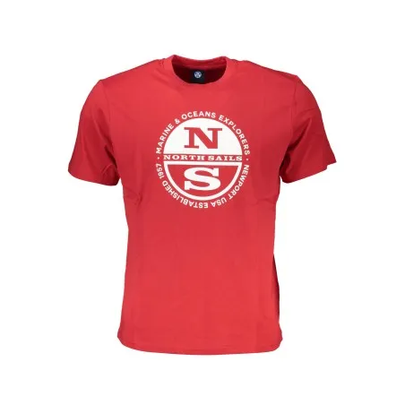 NORTH SAILS T-SHIRT MANCHES COURTES HOMME ROUGE - NORTH SAILS