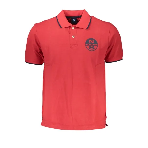 NORTH SAILS POLO HOMME ROUGE À MANCHES COURTES - NORTH SAILS