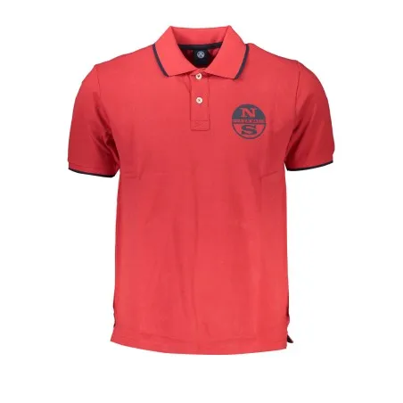 NORTH SAILS POLO HOMME ROUGE À MANCHES COURTES - NORTH SAILS