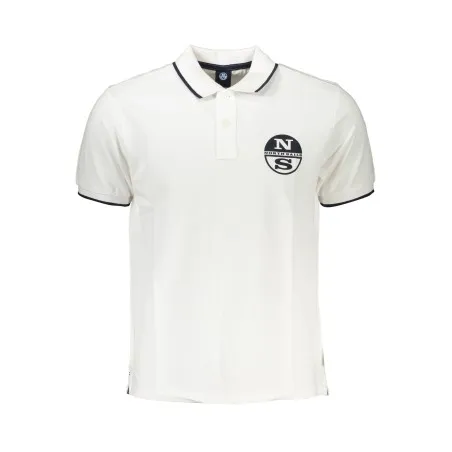 NORTH SAILS POLO BLANC MANCHES COURTES HOMME - NORTH SAILS