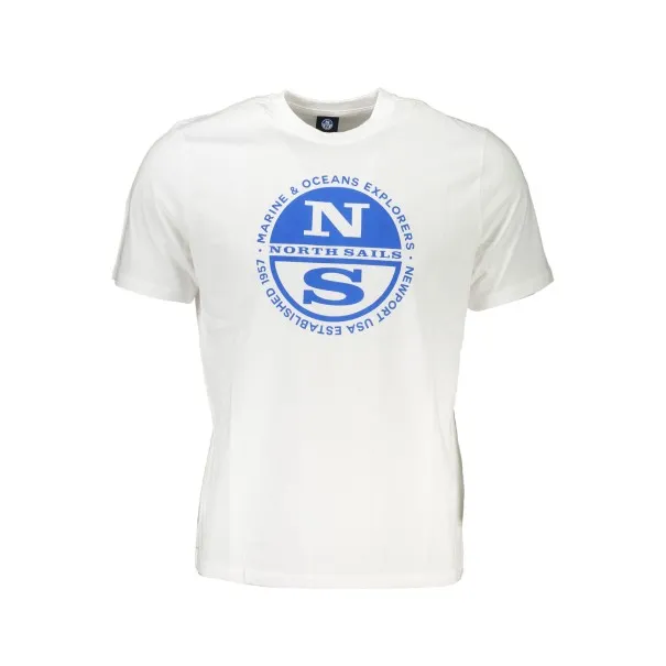 NORTH SAILS T-SHIRT MANCHES COURTES HOMME BLANC - NORTH SAILS