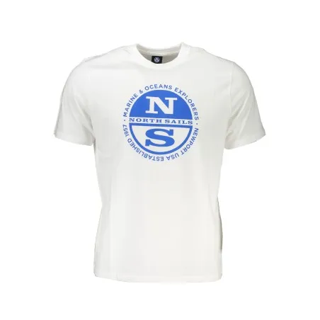 NORTH SAILS T-SHIRT MANCHES COURTES HOMME BLANC - NORTH SAILS