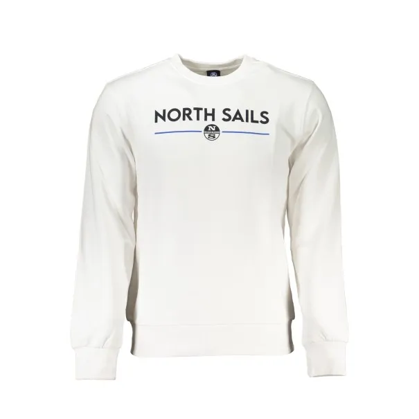SWEAT-SHIRT SANS FERMETURE ÉCLAIR BLANC NORTH SAILS POUR HOMMES - NORTH SAILS