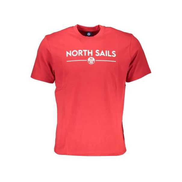 NORTH SAILS T-SHIRT MANCHES COURTES HOMME ROUGE - NORTH SAILS