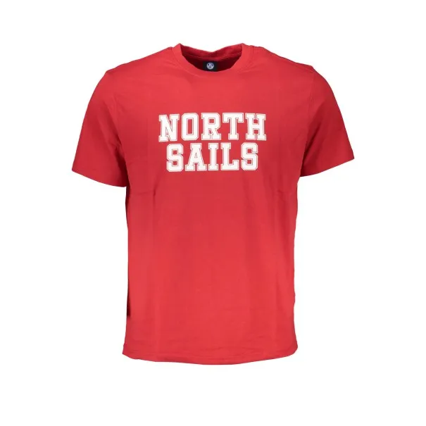 NORTH SAILS T-SHIRT MANCHES COURTES HOMME ROUGE - NORTH SAILS