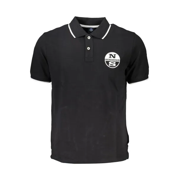 NORTH SAILS POLO NOIR MANCHES COURTES HOMME - NORTH SAILS