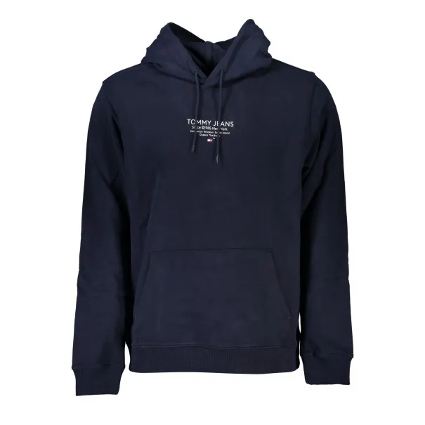 SWEAT-SHIRT SANS FERMETURE ÉCLAIR BLEU TOMMY HILFIGER POUR HOMMES - TOMMY HILFIGER