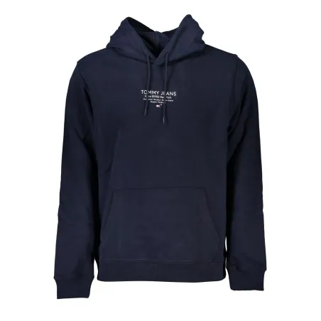 SWEAT-SHIRT SANS FERMETURE ÉCLAIR BLEU TOMMY HILFIGER POUR HOMMES - TOMMY HILFIGER