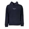 SWEAT-SHIRT SANS FERMETURE ÉCLAIR BLEU TOMMY HILFIGER POUR HOMMES - TOMMY HILFIGER