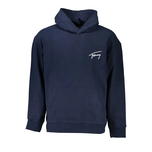 SWEAT-SHIRT SANS FERMETURE ÉCLAIR BLEU TOMMY HILFIGER POUR HOMMES - TOMMY HILFIGER