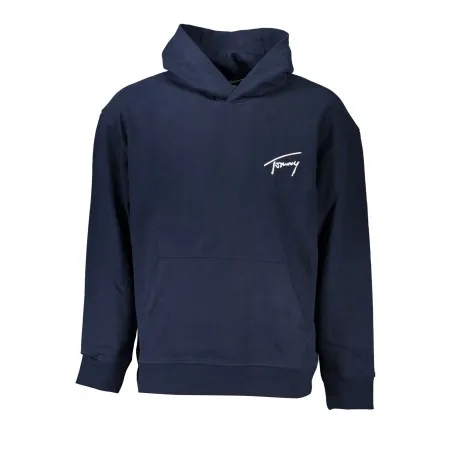 SWEAT-SHIRT SANS FERMETURE ÉCLAIR BLEU TOMMY HILFIGER POUR HOMMES - TOMMY HILFIGER