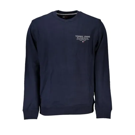 SWEAT-SHIRT SANS FERMETURE ÉCLAIR BLEU TOMMY HILFIGER POUR HOMMES - TOMMY HILFIGER