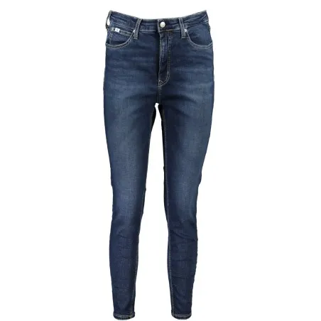 CALVIN KLEIN JEAN EN DENIM FEMME BLEU - CALVIN KLEIN