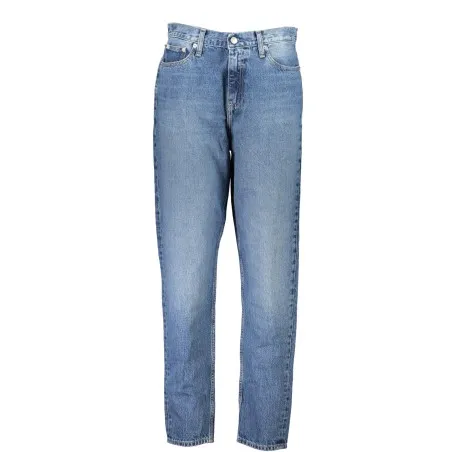 CALVIN KLEIN JEAN EN DENIM FEMME BLEU - CALVIN KLEIN