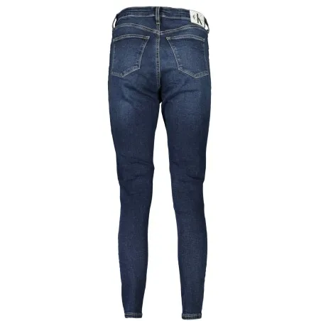 CALVIN KLEIN JEAN EN DENIM FEMME BLEU - CALVIN KLEIN