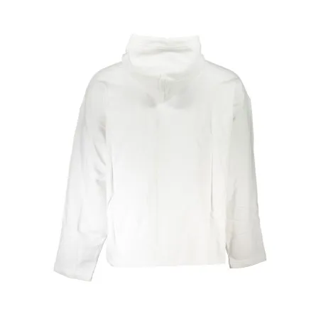 SWEAT-SHIRT SANS FERMETURE ÉCLAIR BLANC CALVIN KLEIN POUR HOMMES - CALVIN KLEIN