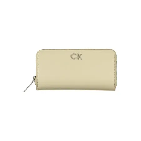 PORTEFEUILLE FEMME CALVIN KLEIN BEIGE - CALVIN KLEIN