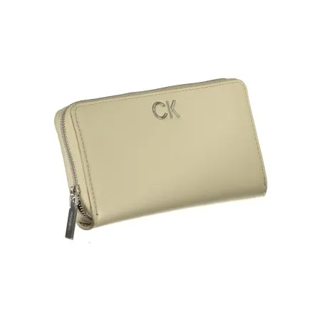PORTEFEUILLE FEMME CALVIN KLEIN BEIGE - CALVIN KLEIN