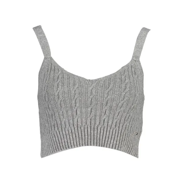 TOMMY HILFIGER HAUT FEMME GRIS - TOMMY HILFIGER