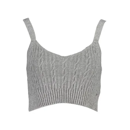 TOMMY HILFIGER HAUT FEMME GRIS - TOMMY HILFIGER