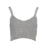 TOMMY HILFIGER HAUT FEMME GRIS - TOMMY HILFIGER
