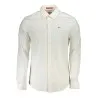 TOMMY HILFIGER CHEMISE BLANCHE À MANCHES LONGUES POUR HOMMES - TOMMY HILFIGER