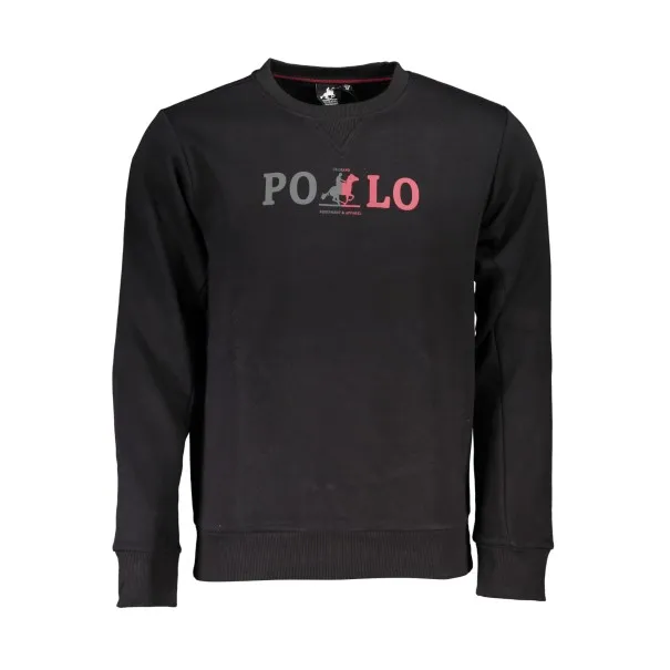 SWEAT-SHIRT NOIR À FERMETURE ÉCLAIR POUR HOMME US GRAND - U.S. GRAND