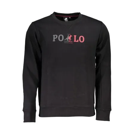 SWEAT-SHIRT NOIR À FERMETURE ÉCLAIR POUR HOMME US GRAND - U.S. GRAND