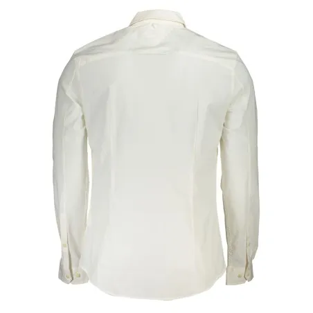 TOMMY HILFIGER CHEMISE BLANCHE À MANCHES LONGUES POUR HOMMES - TOMMY HILFIGER