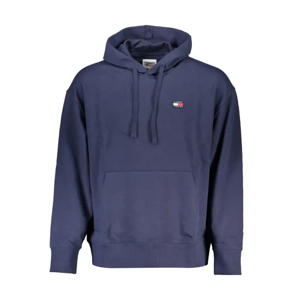 SWEAT-SHIRT SANS FERMETURE ÉCLAIR BLEU TOMMY HILFIGER POUR HOMMES - TOMMY HILFIGER