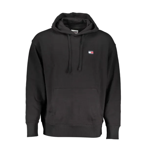 SWEAT-SHIRT SANS FERMETURE ÉCLAIR NOIR TOMMY HILFIGER POUR HOMMES - TOMMY HILFIGER