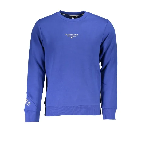 SWEAT-SHIRT BLEU À FERMETURE ÉCLAIR POUR HOMME US GRAND - U.S. GRAND
