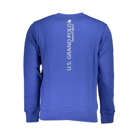 SWEAT-SHIRT BLEU À FERMETURE ÉCLAIR POUR HOMME US GRAND - U.S. GRAND