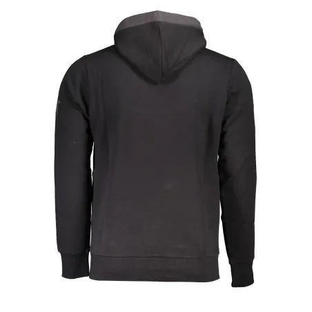 SWEAT-SHIRT NOIR À FERMETURE ÉCLAIR POUR HOMME US GRAND - U.S. GRAND