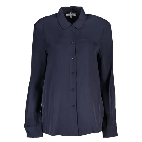 TOMMY HILFIGER CHEMISE À MANCHES LONGUES FEMME BLEU - TOMMY HILFIGER