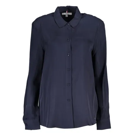 TOMMY HILFIGER CHEMISE À MANCHES LONGUES FEMME BLEU - TOMMY HILFIGER