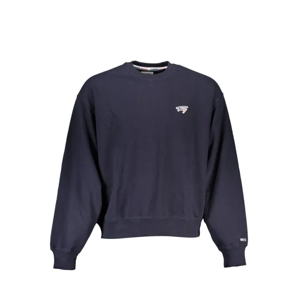 SWEAT-SHIRT SANS FERMETURE ÉCLAIR BLEU TOMMY HILFIGER POUR HOMMES - TOMMY HILFIGER