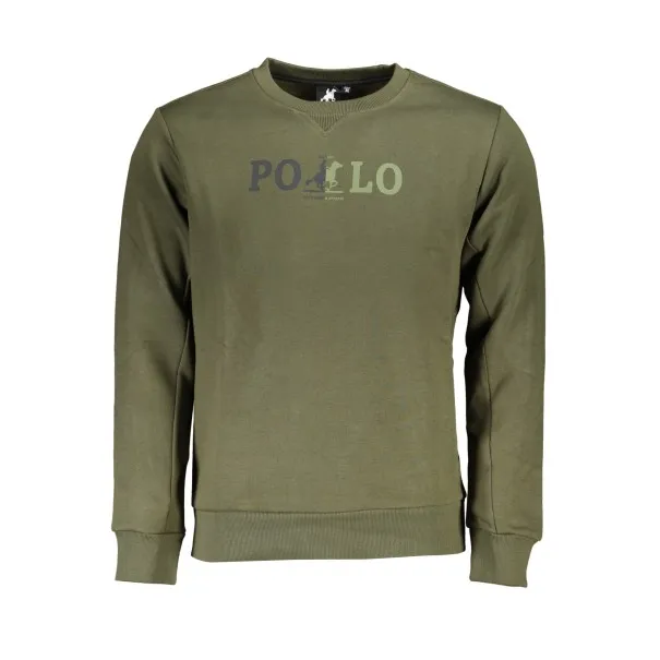 SWEAT-SHIRT VERT À FERMETURE ÉCLAIR POUR HOMME US GRAND - U.S. GRAND