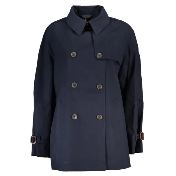 TOMMY HILFIGER TRENCH-COAT BLEU POUR FEMME - TOMMY HILFIGER