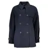 TOMMY HILFIGER TRENCH-COAT BLEU POUR FEMME - TOMMY HILFIGER